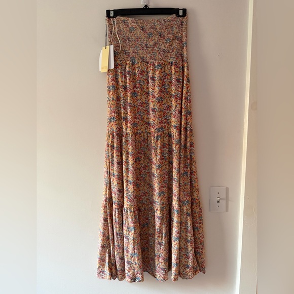 NWT Nation LTD Kira 70s Maxi Dress in Flower Power Retro Floral Size Small - Picture 9 of 16